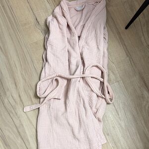 Parachute Blush Organic Cotton Waffle Textured Robe - Medium